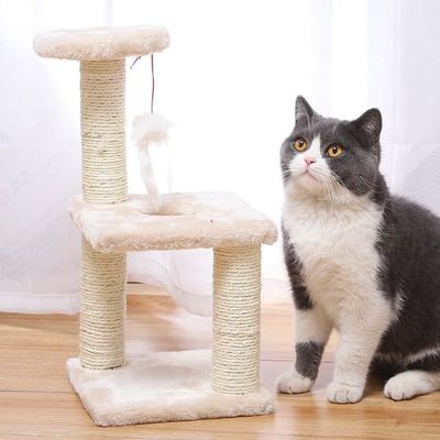 ODM 디자인 애완동물 제품 다층 고양이 타워 고양이 및 작은 동물용 점프 장난감