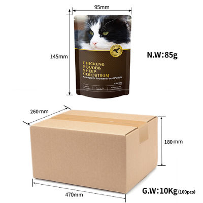 반려동물 고양이 젖은 음식 전문 OEM 고양이의 음식 점심 상자 특수 다이어트 중량 품종