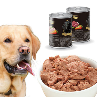 혼합 맛 개 캔 식품 OEM/ODM 닭고기 쇠고기 채소 젖은 애완 동물 크림 맛