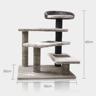 SISAL 고양이 집 장난감 타입 고양이 스크래핑 하우스 장난감 및 등산 활동 타워