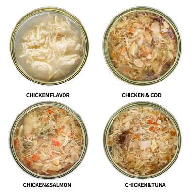 맞춤형 개인 레이블 단백질 젖은 건강과 여러 맛을위한 고양이 음식