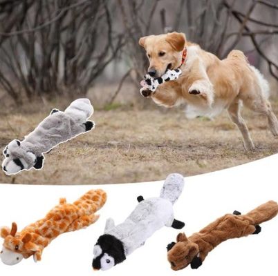 휴일 시즌 필수품 개용 stuffing plush 장난감 내구성 있고 삐걱거리는 씹는 장난감