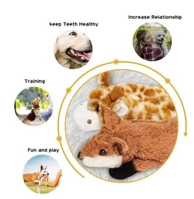 휴일 시즌 필수품 개용 stuffing plush 장난감 내구성 있고 삐걱거리는 씹는 장난감