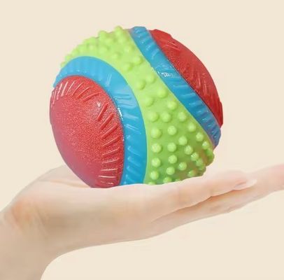 비독성 환경 친화적 삐걱거리는 개 공 상호 작용성 내구성 튀는 씹는 장난감